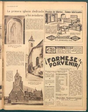 La primera iglesia dedicada a los aviadores [Fotografías]