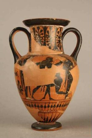Schwarzfigurige Amphora