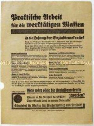 Aufruf zum Eintritt in die SPD