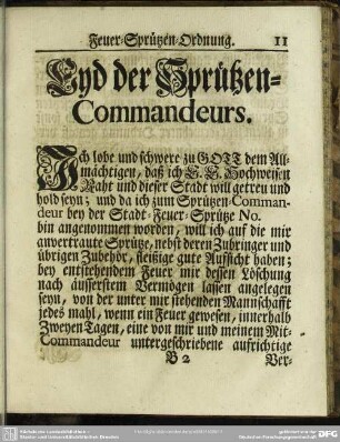 Eyd der Sprützen-Commandeurs