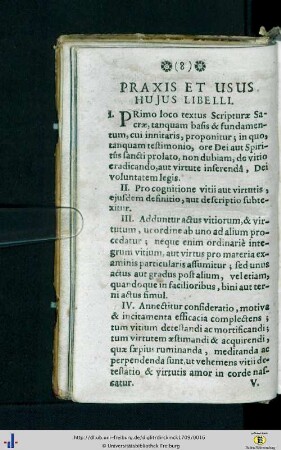 Praxis et Usus Hujus Libelli