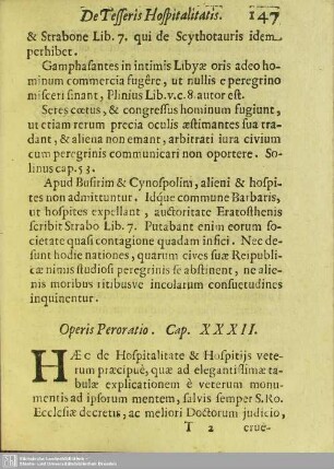 Cap. XXXII. Operis Peroratio