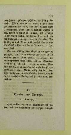 28. Spanien und Portugal. (1216-1303)