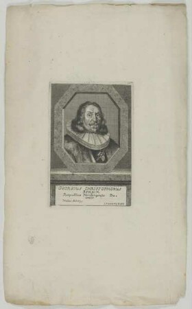 Bildnis des Georgius Christophorus Behaim