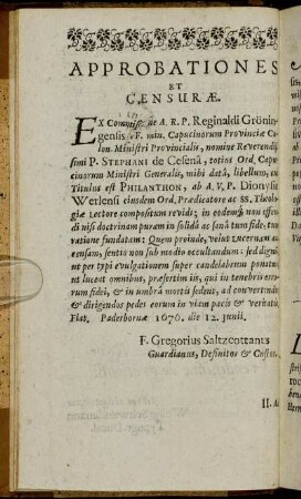 Approbationes Et Censuræ.