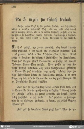 Na 5. ṅeżelu po tschoch kralach