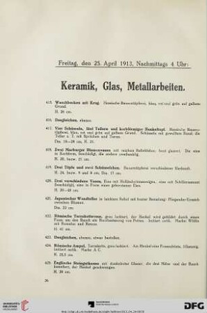 Freitag, nachmittags 4 Uhr (Nr. 415-529)