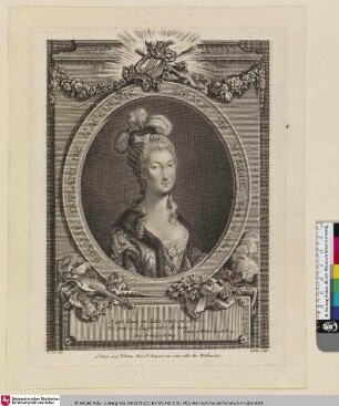 Rosalie Duplant de l' Academie Royale de Musique [von der königlichen Musikakademie]