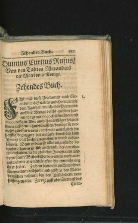 Zehendes Buch.