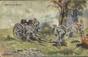Artillerie im Kampf