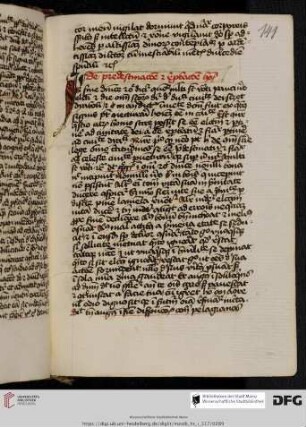 De praedestinatione et reprobatione hominis