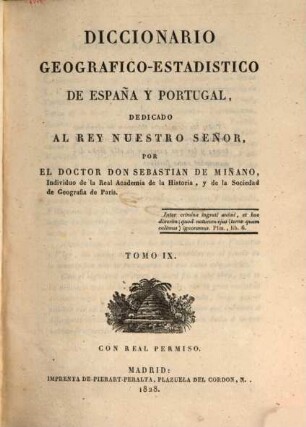 Diccionario Geografico-Estadistico de España y Portugal, 9. TOR - VIL