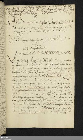 [Schreiben an Kaiser Rudolf II. betreffend Herrenstand des Weickhart von Promnitz]