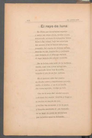 El rayo de luna