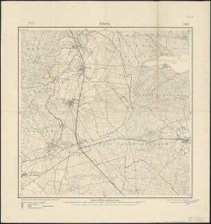 Meßtischblatt 2180 : Oderin, 1914 : Oderin. - Aufn. 1901, hrsg. 1902, Aufldr. 1914. - 1:25000. - [Berlin]: Reichsamt für Landesaufnahme, 1914. - 1 Kt.