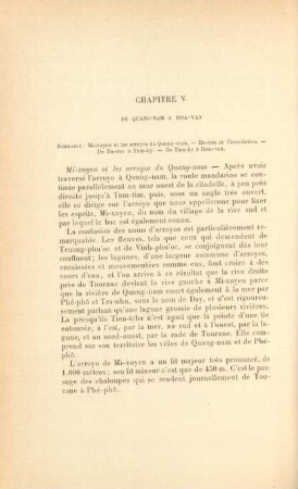 Chapitre V. De Quang-Nam a Hoa-Van