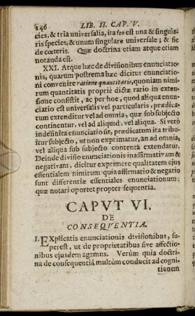 Caput VI. - XI.