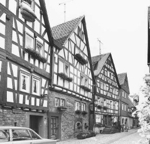 Mischbau; Büdingen, Sattlergasse 7, Sattlergasse 9