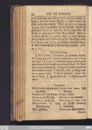 VII. De Piscibus.