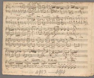 Soirées italiennes, pf, Fragments, Arr - BSB Mus.Schott.Ha 4825 : [heading, p.1:] il desiato ritorno Barcarola de Mercadante