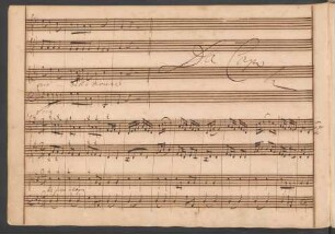 Sacro dardo in te confido; S, strings; Es-Dur