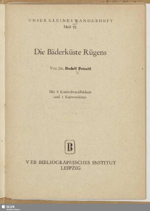 Die Bäderküste Rügens
