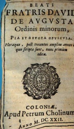Pia et devota opuscula