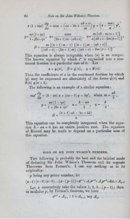 Note on Sir John Wilson's theorem.