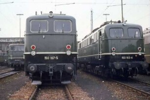 Bw Kornwestheim Lok 150 167 Lok 150 163