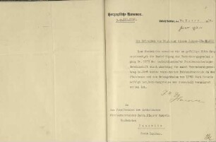 Brief 14. März 1914