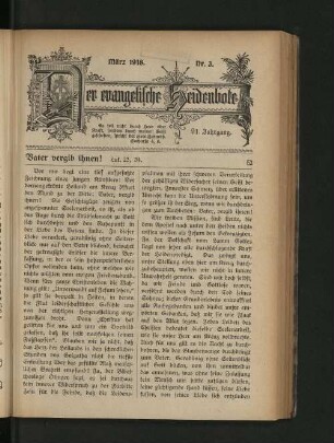 März 1918. Nr. 3.