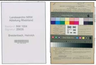 Entnazifizierung Heinrich Breidenbach , geb. 27.11.1902 (Schlosser)
