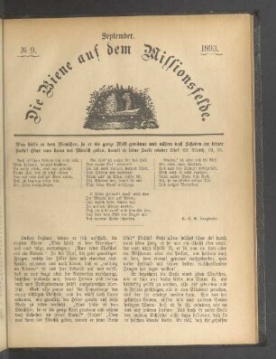N° 9. September. 1893
