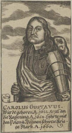 Bildnis von Carolus Gustavus, König von Schweden