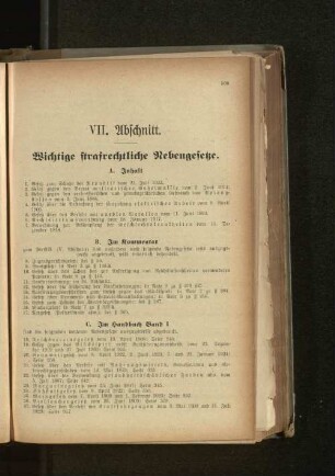 VII. Abschnitt.