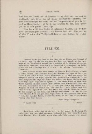 Tillæg.