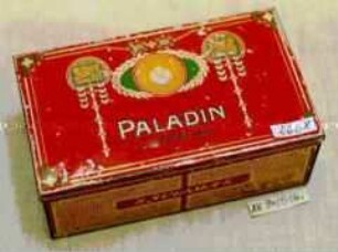 Blechdose für 100 Stück "PALADIN CIGARETTES SULIMA"