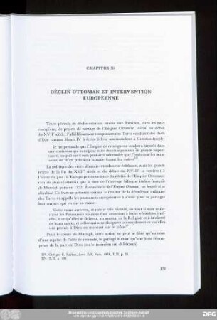 Chapitre XI Déclin Ottoman Et Intervention Européenne