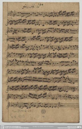 Händel, G. F., Sonaten, HWV 392 / Arr. 