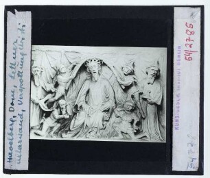 Havelberg, Dom, Lettner : Detail, Dornenkröung und Verspottung Christi