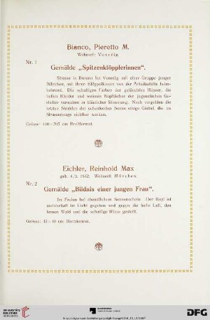 [Gemälde erster moderner Meister aus einer Privatsammlung] (Nr. 1-18)