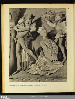 Leidensgeschichte der hl. Katharina am Hauptaltar von Gerhard Weger (1474)