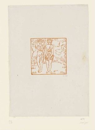 Hamadryaden, Mädchen der Wälder, aus: Vergil, "Zehnte Ekloge", S. 101