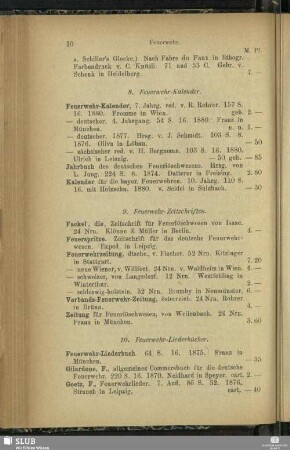 10. Feuerwehr-Liederbücher