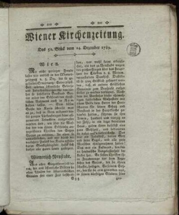 Das 52. Stück vom 24. Dezember 1789.