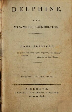 Delphine, 1