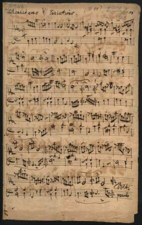 Variationen; cemb/pf; C-Dur; H 44; Wq 118/3