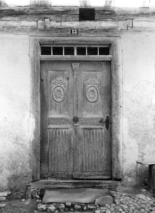 Haustür : Reute (Breisgau). Haustür (1801/1840) eines Wohnhauses