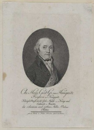 Bildnis des Chr. Hein. Curt. von Haugwitz