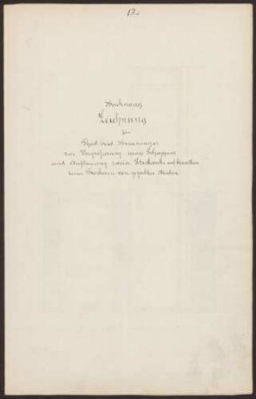 Breuninger, Theodor Friedrich, Lederfabrikant Aufstockung und Verlängerung des Schuppens